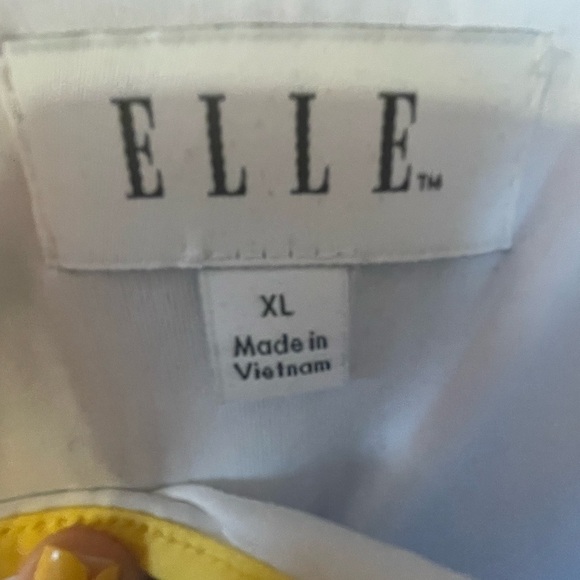 Elle Dress, brand new with tags, size xl, blue striped with yellow - Picture 5 of 6
